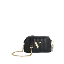 Load image into Gallery viewer, Chloe Black Quilted Crossbody | Vestirsi