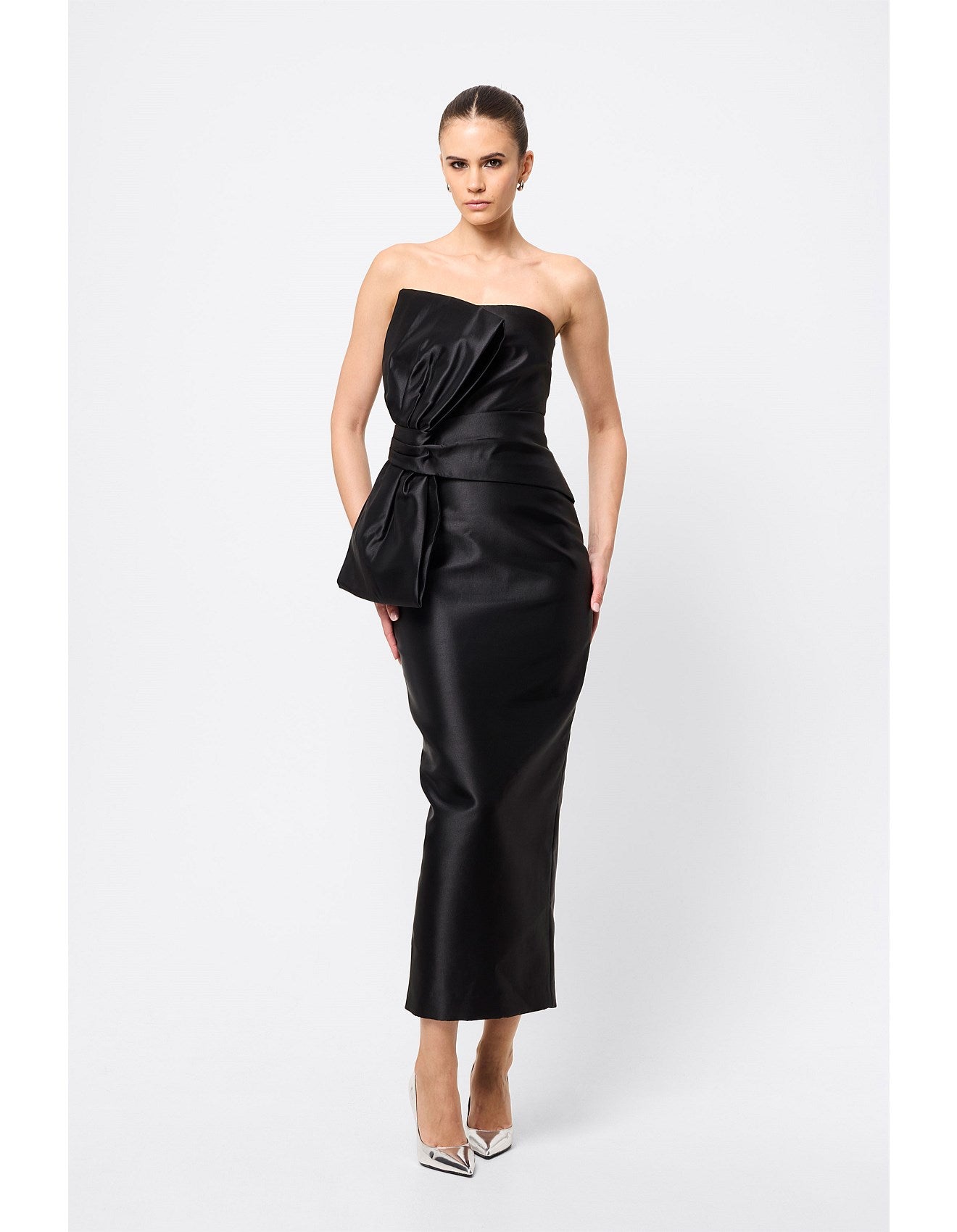 Divinity Midi Dress Black / Mossman