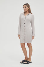 Load image into Gallery viewer, Luxe Mini Dress Taupe / Legoe Heritage
