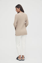 Load image into Gallery viewer, Luxe L/S Button Knit (Latte) | Legoe Heritage