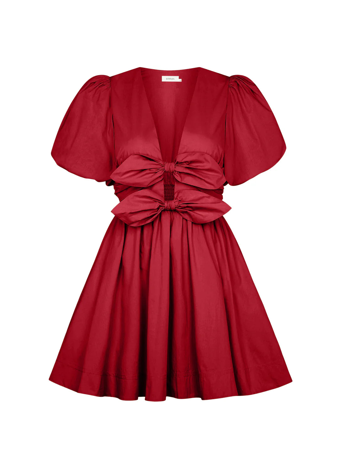 Devon Mini Dress Red | Lovaan