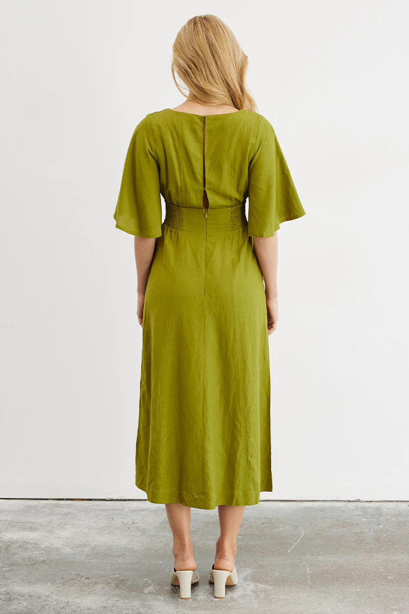 slim fit dress slacks Epiphany Midi Dress