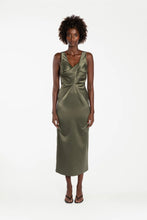 Load image into Gallery viewer, Alabastra Dress Maple Satin | One Fell Swoop
