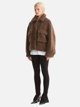 Load image into Gallery viewer, Emery Faux Fur Jacket Cocoa / Ena Pelly