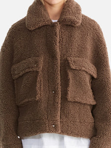 Emery Faux Fur Jacket Cocoa / Ena Pelly