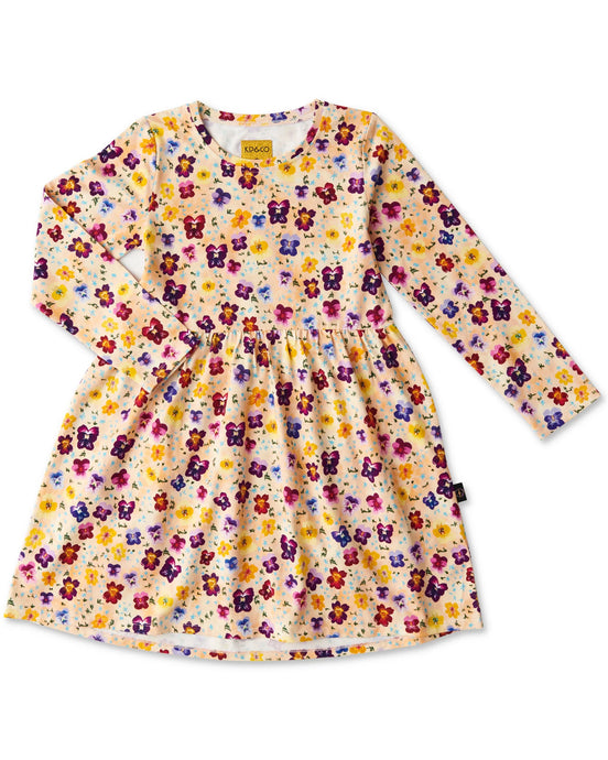 Pansy Organic Cotton Long Sleeve Everyday Dress | Kip & Co
