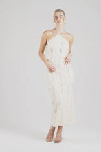 Load image into Gallery viewer, Chloe Dres in Ivory Fringe | One Fell Swoop