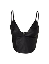 Load image into Gallery viewer, Sofia Leather Bralette, Black | Ena Pelly