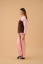 Load image into Gallery viewer, James Splice Long Sleeve Tee Rose Quartz | Araminta James