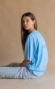 Ciao Amore Tee Periwinkle | Araminta James