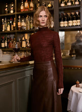 Load image into Gallery viewer, Fallow Lace Top Mulberry | ESMAEE