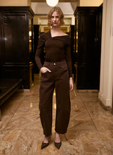 Load image into Gallery viewer, Mayfair Barrel Jeans Espresso Denim | ESMAEE