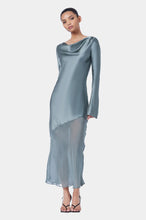 Load image into Gallery viewer, Asym Splice LS Dress | Ginia