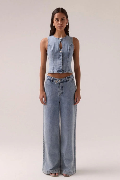 Etch Denim Bodice | Sovere