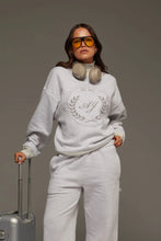 Load image into Gallery viewer, Snap Hem Trackpant Cloud | Araminta James
