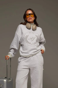 Snap Hem Trackpant Cloud | Araminta James