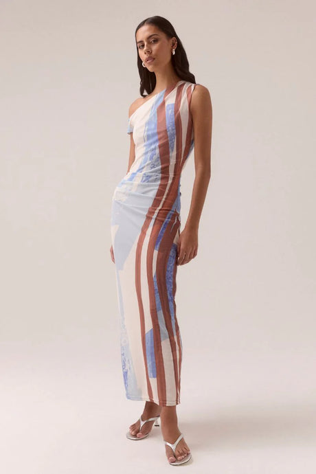 Hunter Mesh Dress Blue Spice | Sovere