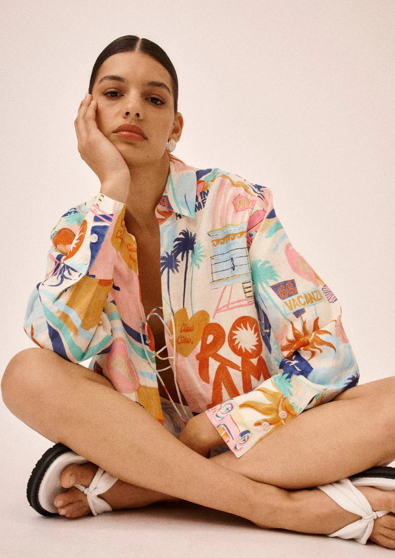 Monroe Tie Shirt, Ciao Miami | Roame