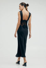 Load image into Gallery viewer, Visions Lace Deep V Maxi Dress, Ebony | Third Form