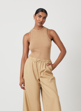 Load image into Gallery viewer, Isabel Organic Cotton Cashmere Knit Top, Tobacco | Joslin