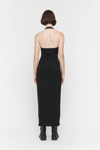 Basic Halter Dress, Black | Friend of Audrey