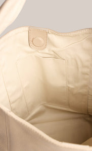 Scarlett 2.0 Beige Leather Hobo | Vestirsi