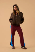 Load image into Gallery viewer, Sherpa Hooded Jacket Dark Chocolate | Araminta James
