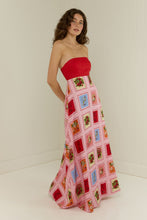 Load image into Gallery viewer, Primrose Dress, Strawberry Stamp | Palm Noosa