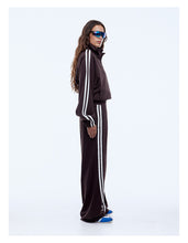 Load image into Gallery viewer, Valentina Stripe Pant Cocoa | Ena Pelly