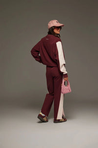 Saint Germain Knit Pant Red Wine | Araminta James