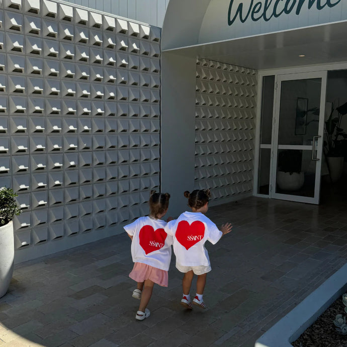 Kids Heart Tee Red | SSAINT