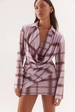 Load image into Gallery viewer, Ashti Shirt Dress Plaid / Sovere