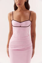 Load image into Gallery viewer, Britta Dress - Peony/Chocolate / Sovere