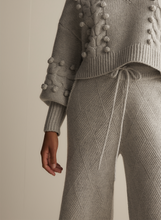 Load image into Gallery viewer, Elizabeth Wool Quilt Knit Pant, Grey | Joslin