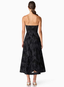 Asher Midi Dress Black / Elliatt
