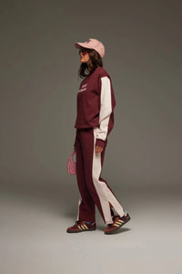 Saint Germain Knit Pant Red Wine | Araminta James