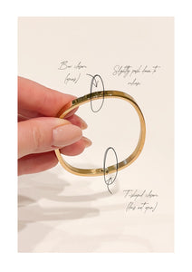 Dylan Bangle Silver |  Porter