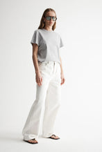 Load image into Gallery viewer, Mia Grey Marle Cotton Tee | Elka Collective