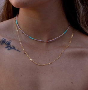 Cognac Necklace - Athena+Co