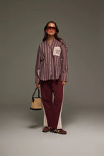 Load image into Gallery viewer, Saint Germain Knit Pant Red Wine | Araminta James