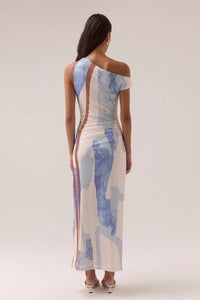 Hunter Mesh Dress Blue Spice | Sovere
