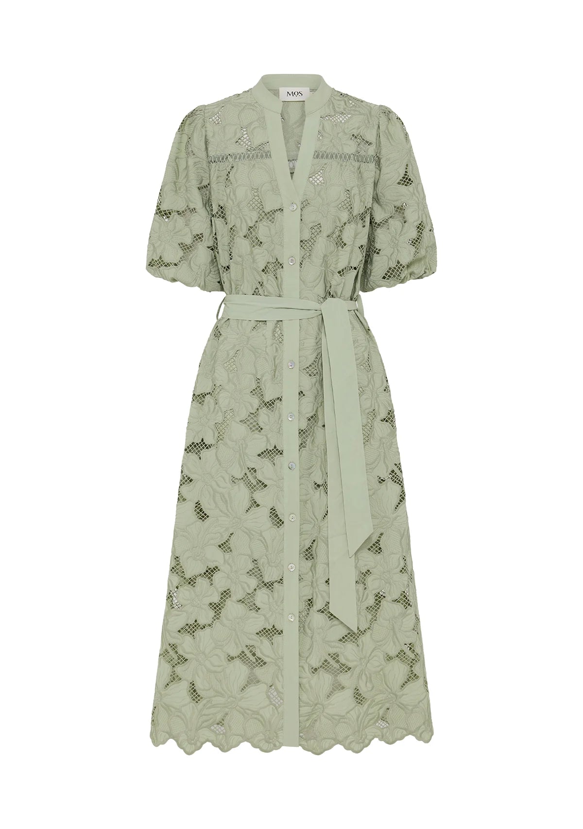 Whisper Embroidery Shirt Dress | MOS