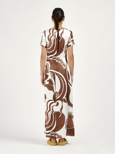 Dahila Maxi Dress, Roaming Horses | Roame