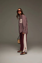 Load image into Gallery viewer, Saint Germain Knit Pant Red Wine | Araminta James