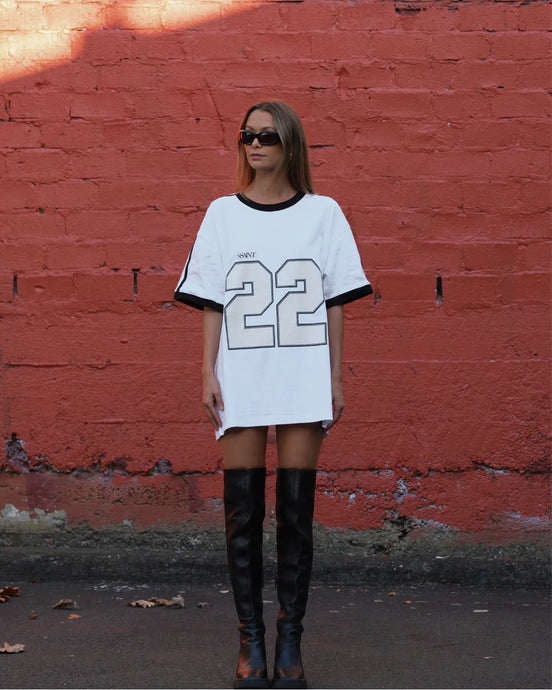 Twenty Two Tee White |  SSAINT