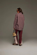Load image into Gallery viewer, Saint Germain Knit Pant Red Wine | Araminta James