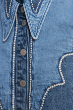 Load image into Gallery viewer, Jesse Denim Applique Shirt | Alemais