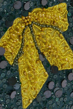 Load image into Gallery viewer, Rosette Beaded Bow Zip Clutch / Alemais