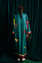 Load image into Gallery viewer, Rosette Bow Prink Silk Midi Dress / Alemais