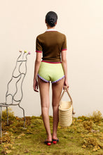 Load image into Gallery viewer, Josefina Knit Polo Chocolate | Alemais